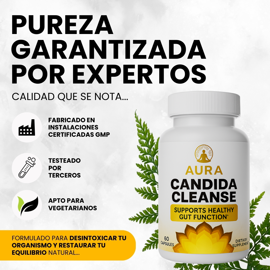 Candida Cleanse - Elimina el hongo candida desde el primer día