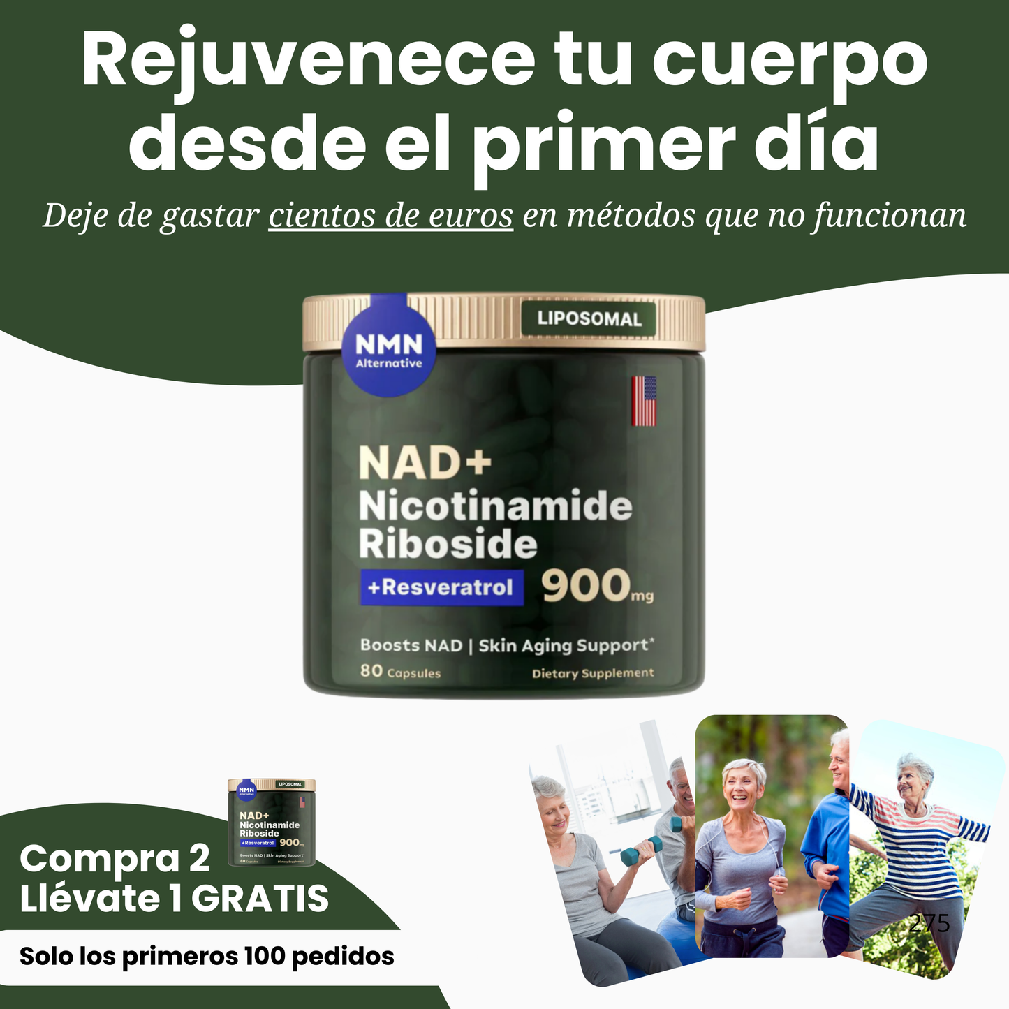 NAD+ Anti-Envejecimiento