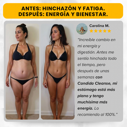 Candida Cleanse - Elimina el hongo candida desde el primer día
