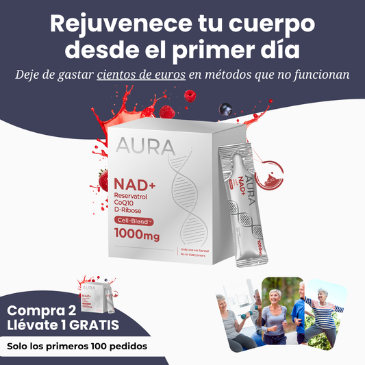 Aura NAD+ Liquido Antienvejecimiento